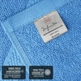 thumbnail image 6 of Infinitee Xclusives Premium Hand Towels - 100% Cotton - Blue | 16x28 inches | Pack of 6, 6 of 8