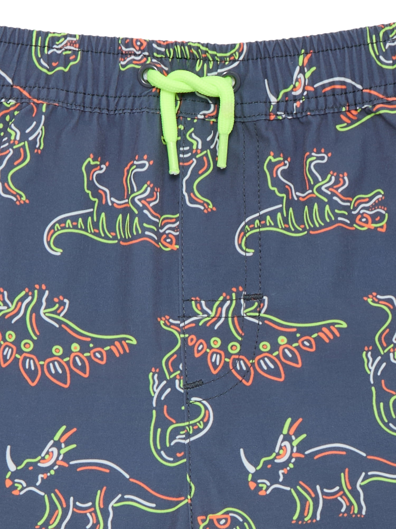 Wonder Nation Baby and Toddler Boy Swim Trunks, Size 12M-5T