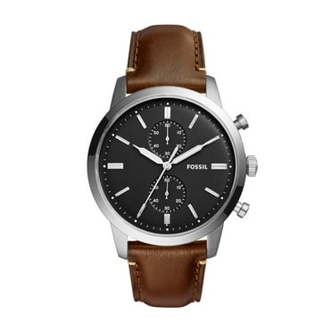Fossil Men's Commuter Three-Hand Date Brown Leather Watch (Style ...