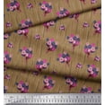 thumbnail image 3 of Soimoi Polyester Crepe Fabric Flower Artistic Printed Fabric 1 Yard 52 Inch Wide, 3 of 3