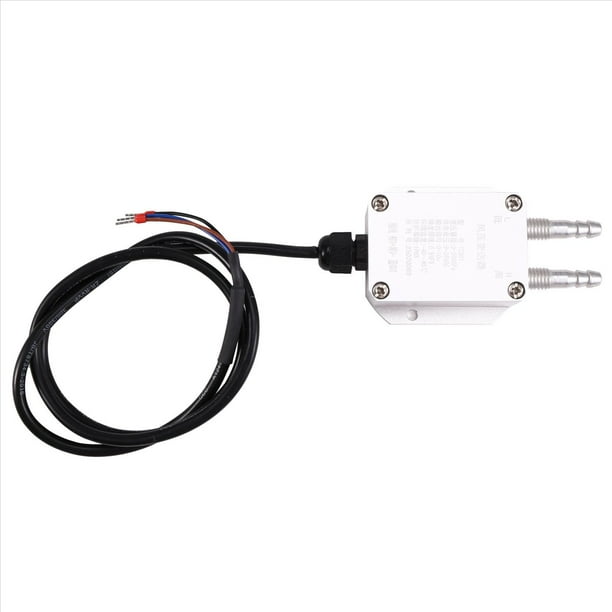 Transmisor Diferencial de Presión de Aire y Viento Sensor de Presión Diferencial 4-20 MA 0-10 V 2 KPa Herramientas para Sensores de Presión