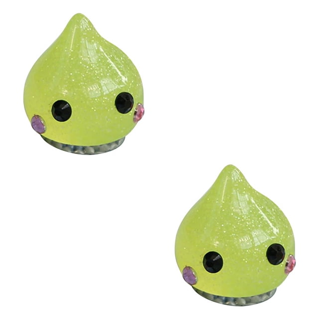 Wosthever Herramienta de fijación de pintura de diamante, localizador de plástico de dibujos animados, fijador de perforación, accesorio de bordado DIY, Verde 2piezas Wosthever CBP024091