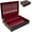 Cherry, variant on Silverware Storage Box Solid Wood with Lid, Silverware Organizer with Handle and Felt Lined, Silverware Storage Chest for Flatware and Utensils Home Decor Gift, Chest for Flatware Setting Up 15