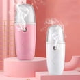 thumbnail image 4 of Pieces Nano Facial Humidifiers Mini Face Humidifier Portable USB Handy Skin Care Machine for Face Hydrating, Skin Care, Makeup Pink and White, 4 of 5