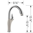 thumbnail image 6 of Blanco 442038 Artona 1.5 GPM Single Hole Pull Down Kitchen Faucet - Off White, 6 of 6