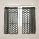 thumbnail image 3 of Cortinas cortas de media ventana de estilo europeo con patrón geométrico para la cocina del hogar (74*90cm), 3 of 8