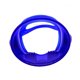 thumbnail image 3 of Bucle gafas anti antidivi más de silicona ovalada y máscara de buceo portátil de vidrio templado azul, 3 of 8