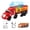 RED, variant on WSTER WS-650 Truck-Shaped Portable Bluetooth Speaker, Suppot BT/TF USB/FM/TWS/RGB /SELF,bluetooth speaker with lights,for Home, Party, Desktop ornament, Unique gifts for family and friends