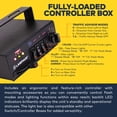 thumbnail image 5 of LAMPHUS SolarBlast SBFB98 47" 98W Emergency Vehicle LED Full-Size Light Bar [SAE J595 CLASS III] [58 FLASH MODES] [INC. CONTROLLER BOX] [UNIVERSAL & PERMANENT MOUNT] Amber White Rooftop Warning Light, 5 of 7