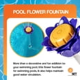 thumbnail image 2 of Flower Fountain for swimming pool, 2 of 6