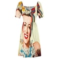 thumbnail image 4 of Pintura de Carmen Miranda Vestido ropa mujer Vestido de noche Vestidos mujer, 4 of 6