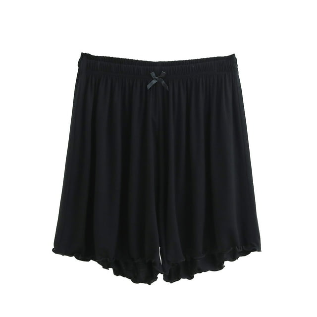 Shorts pour Femmes Shorts d'Été pour Femmes Jambe Grand Taille Haute Sortie Bandage Uni Short