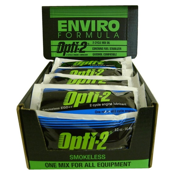 Opti-2 2 Cycle Oil with Fuel Stabilizer 3.2 Oz., pack of 28