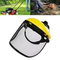 ITSELFER Wire Mesh Safety Chainsaw Protective Helmet with Visor Combo