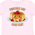 thumbnail image 4 of Inktastic Pancake Day Everyday- Smiling Stack of Pancakes Boys or Girls Toddler T-Shirt, 4 of 5