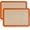 Orange/Beige, 0.4mm, variant on 2-Pack Baking Mat with Circles – Silicone Macaron & Cookie Sheet Liners, Non-Stick BPA-Free Reusable Silicone Mats for Half Sheet Pans (16.54" x 11.62"), for Precision Baking & Candy