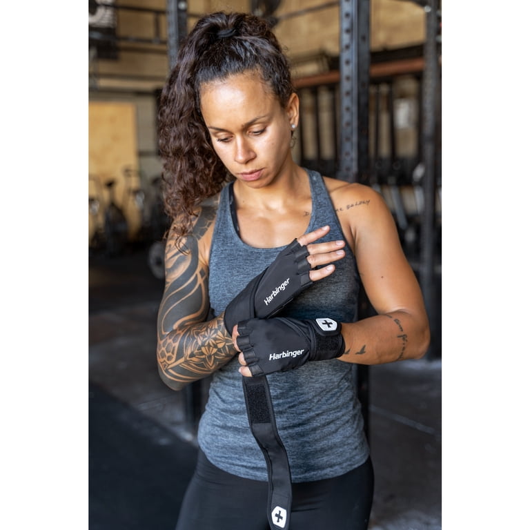 Wrist Wrap Weight Lifting Gloves with Padded Palm photo 6