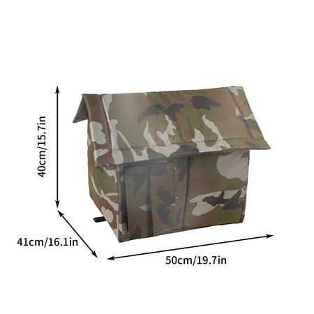 LongLiYi Cat Houses for Outdoor Cats Feral Cats Dogs House Weatherproof Warm and Insulated Cat House Pet House Stray Cats Shelter