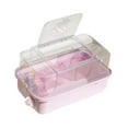 thumbnail image 2 of Almencla Large Hamster Cage Container Small Animal Cage for Gerbils Mice Sugar Glider pink, 2 of 8