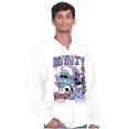 thumbnail image 5 of The Smurfs Kanji Hustle King Royalty Zip Hoodie Sweatshirt Men Brisco Brands M, 5 of 6