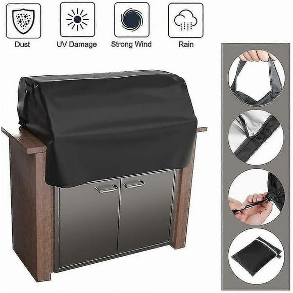 32-37 Inch Grill Cover Island Bbq Built-In Grill Top Cover Heavy Duty Waterproof Barbecue Gas Grill Cover Wat