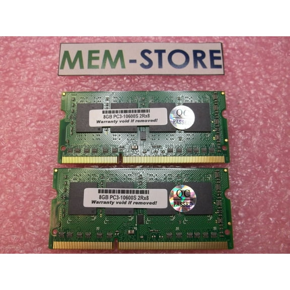 16GB (2x8GB) PC3-10600 DDR3 1333MHz SODIMM Memory MacBook Pro 8,1 8,2 8,3 (3rd Party)