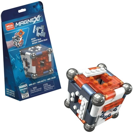 Mega Construx Magnext Mag-Box construction set with magnets, Magnetic Building Toys for Kids (20 Pieces)