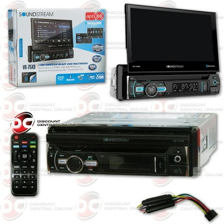 Soundstream VR-75XB 7” Media Receiver with DVD/CD/MP3/AM/FM/Bluetooth Capability