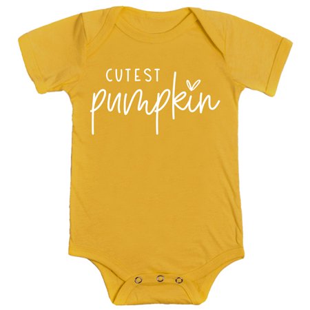 

Cutest Pumpkin Heart Shirts and Bodysuits for Infant Baby and Toddler Girls and Boys Mustard Bodysuit 24 Months