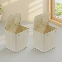 BESTYASH 2Pcs Hanging Bird Roosting Box Beige Plastic Breeding Case for Small Pet Birds Easy to Clean