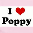 thumbnail image 2 of CafePress - I Love Poppy Infant Bodysuit - Baby Light Bodysuit, Size Newborn - 24 Months, 2 of 4