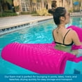 thumbnail image 6 of VOS Extreme Dimpled Swimming Pool Lounger – Premium Foam Float for Adults – Ultra Buoyant, UV & Chlorine Resistant – Great for Pool, Lake, Beach & Water Parks (Fandango Pink), 6 of 8