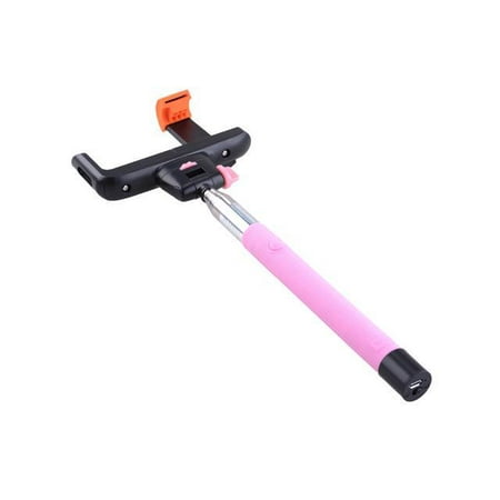 Bluetooth Shutter Extendable Handheld Adjustable Holder Selfie Stick Monopod with Rechargeable Battery for