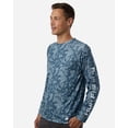 thumbnail image 2 of HUK H12L0017 Men's Lopro Running Lakes Long Sleeve T-Shirt-Titanium Blue-XL, 2 of 6