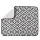 thumbnail image 1 of Subekyu Estera De Secado De Platos De Microfibra Para Encimera De Cocina, Escurridor De Platos Absorbente/Almohadilla Para Estante Para Encimera De 19,2 Por 15,8 Pulgadas (Rombo), Gris, 1 Paquete, 1 of 5