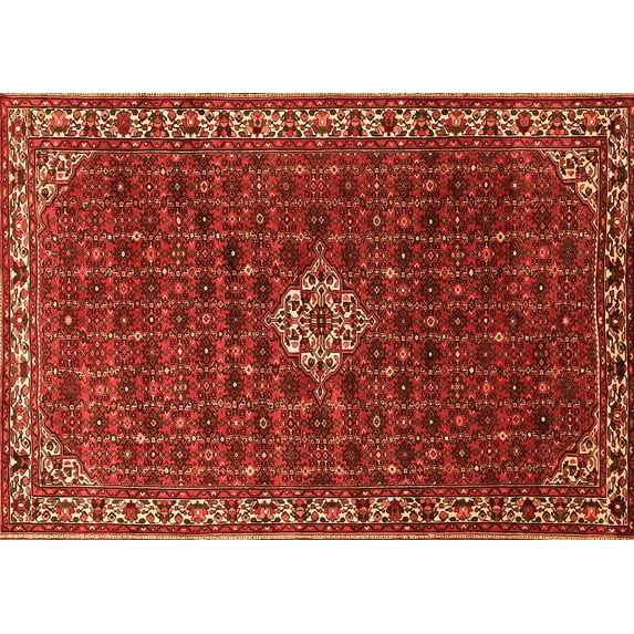 Ahgly Company Indoor Rectangle Persian Orange Traditional Area Rugs, 3' x 5'