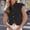 Black, variant on Oplxuo Womens Button Down Denim Vest Trendy Lapel Sleeveless Crop Jean Tank Tops Casual 2025 Waistcoat with Pocket