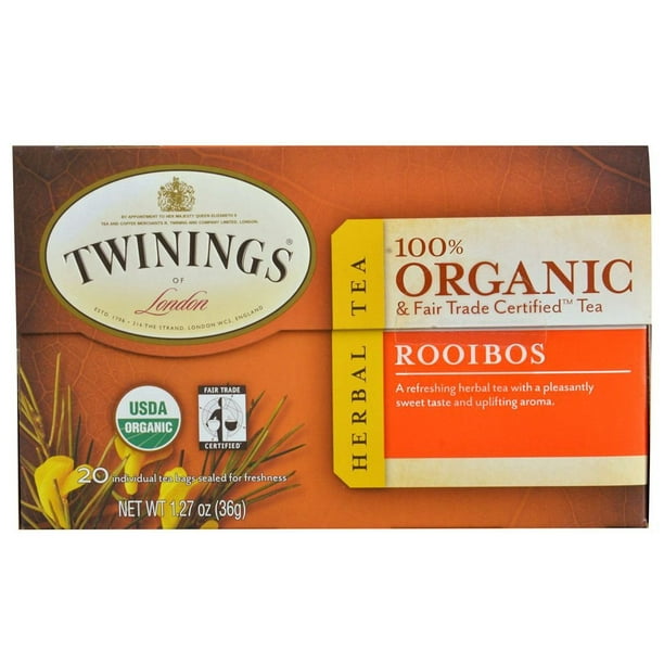 Twinings of London Organic Rooibos Tea 20 Tea Bags