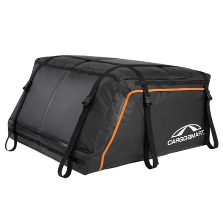 CargoSmart CargoSmart Storm Proof Rooftop Cargo Carrier Bag, 15 Cu Ft Weatherproof Roof Storage for Travel and Camping