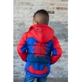 thumbnail image 3 of Marvel Avengers Toddler Boys Zip Up Winter Coat Puffer Jacket Red/White/Black 5T, 3 of 5