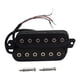 thumbnail image 2 of Pastilla humbucker de seis cuerdas, de bajo ruido, precableada para reemplazo de guitarra eléctrica. Cromado de 52 mm, 2 of 9