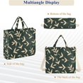 thumbnail image 6 of FORMRS Womens Corduroy Tote Bag Crossbody Shoulder Handbag with Pocket, Green Leaves, 6 of 7
