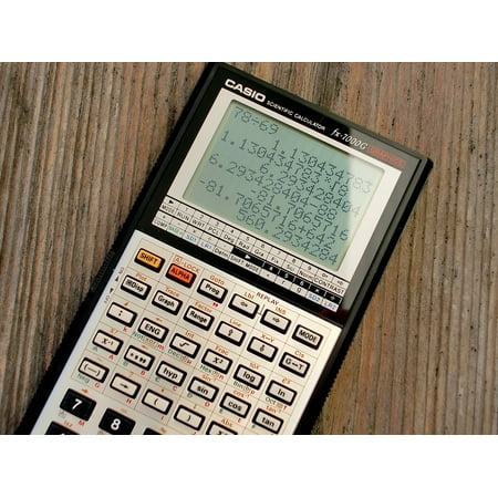 Graphing Calculator Casio Fx 7000 G Calculator Poster Print 24 X 36 - 