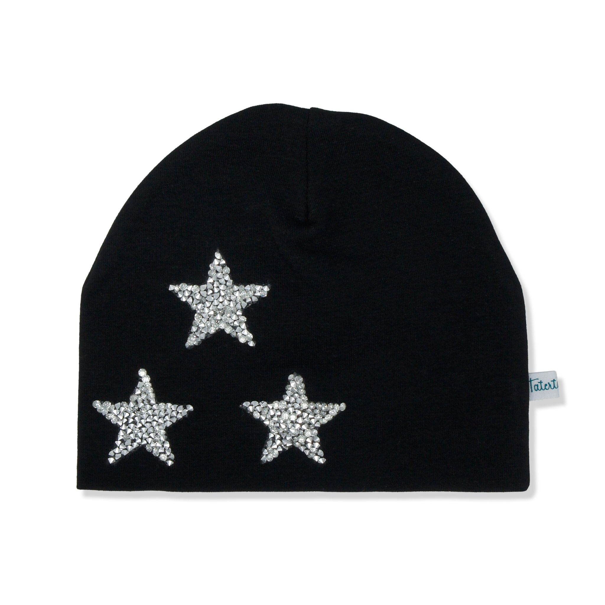 black newborn beanie