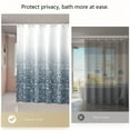thumbnail image 2 of Vggrvlo Bath Savings Bathroom Shower Curtain with 12 Hooks Premium PEVA Waterproof Shower Curtains for Hotel 72"x72", 2 of 6