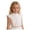 5-White, variant on Girls Crop Blouse German Dirndl Shirt Bavarian Oktoberfest Costume Breathable Flutter Sleeve Collar Tops White 7-8 Years