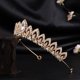 thumbnail image 2 of Zhuge Tiara de boda para novia, diadema de princesa, corona nupcial, joyería para el cabello con diamantes de imitación de cristal, decoración para novia, cumpleaños, graduación, boda (blanco), 2 of 4