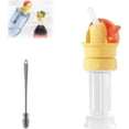 thumbnail image 1 of Tapa de paja reutilizable para botella de agua de bebidas para niños, tapa de paja de diseño 2 en 1 portátil, tapa giratoria para botella de agua, tapas de botellas de agua a prueba de derrames para n, 1 of 7