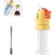 thumbnail image 1 of Tapa de paja reutilizable para botella de agua de bebidas para niños, tapa de paja de diseño 2 en 1 portátil, tapa giratoria para botella de agua, tapas de botellas de agua a prueba de derrames para n, 1 of 7