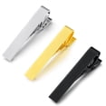 thumbnail image 4 of Tie Clips for Men Luxury Simple Tie Bar Clip Solid Color Necktie for Wedding Anniversary Business Daily Life, 4 of 8